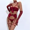 Sexy Lingerie Sexy Garter Hollow Four-Piece Set for Women