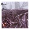 Material Transparent pentru Decorare Scenă 1 Curte Două Tonuri Organza Subțire, Lățime 60 Inch Material Iridiscent Mătăsos Moale Decorațiuni Baby Shower