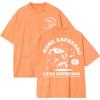More Espresso Less Depresso Letter Cup Drink Print Washed Womens Tee Shirt Cotton T-Shirts New Breathable Clothes All-Match  Top