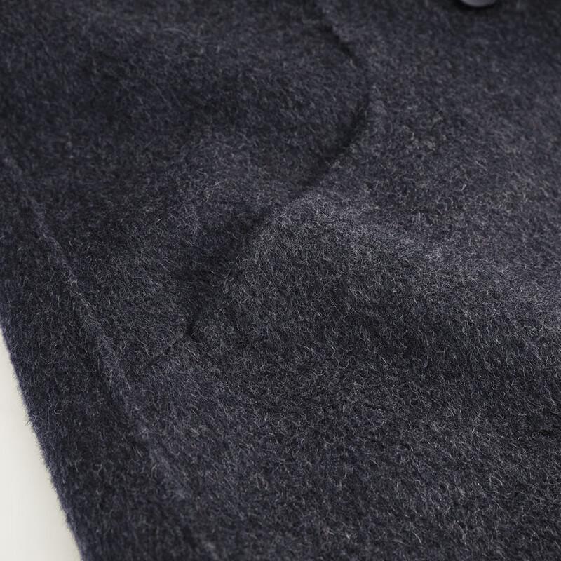 Women's Double-Faced Wool Blend Hooded Winter Coat