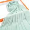 Solid Color Chiffon Scarf Breathable Simple Casual Shawl Hijab Windproof Sunscreen Head Wrap for Women Women Abaya Accessories