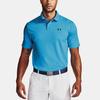 Under Armour Performance 2.0 Solid Color Polo Shirt Men Tops Blue 1342080-428