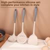 Food Grade Silicone Spatula Non Stick Pot Spatula Heat-resistant Pot Protector Household Stir Fry Soup Spoon