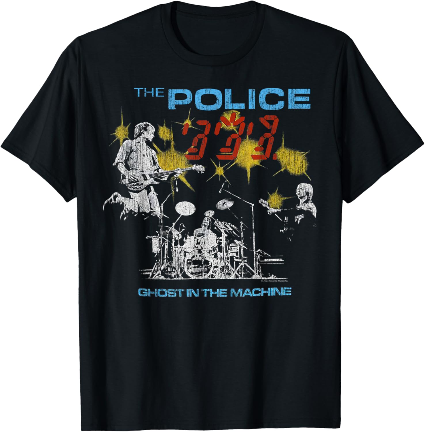 Official The Police Rock Music Band Ghost In The Machine T-Shirt Unisex T-Shirt M