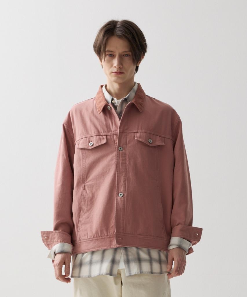 Namerclothing Basis Trucker Jacket Pink