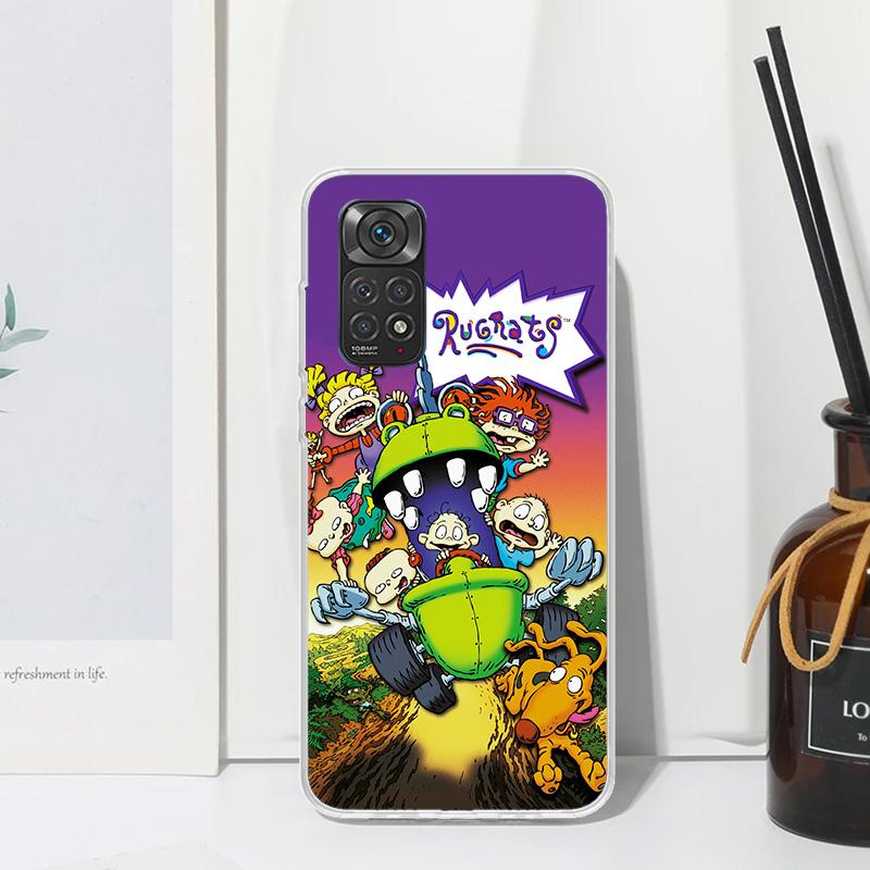 Cartoon R-Rugrat Phone Case For Xiaomi Redmi Note 13 14 12S 11S 10S 12 11E 10 Pro Plus 11T 9S 9 8T 8 7 Art Fundas Back Cover