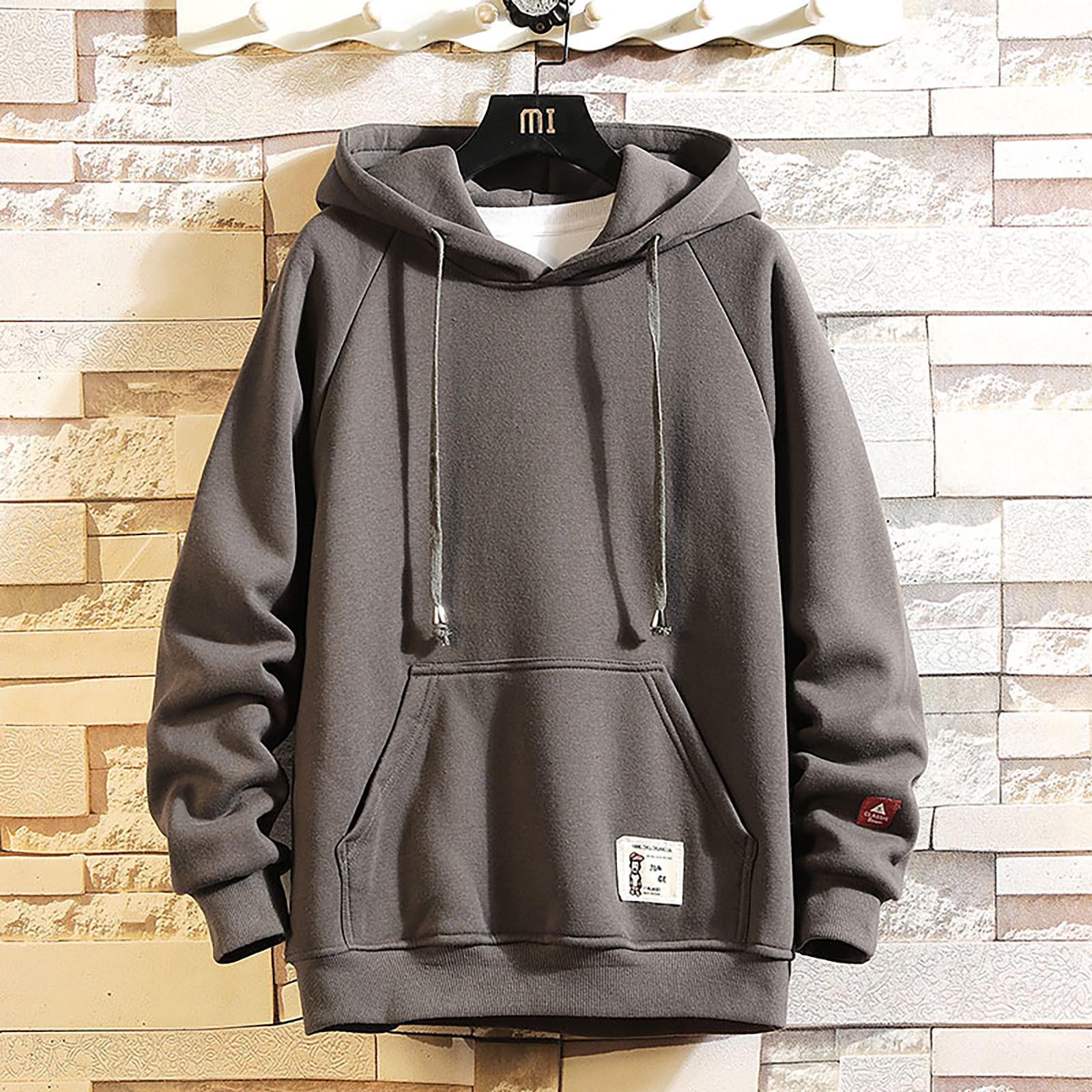 

And Winter 2021 New Men s Pullover Solid Color Sweater Fashionable And Loose XL