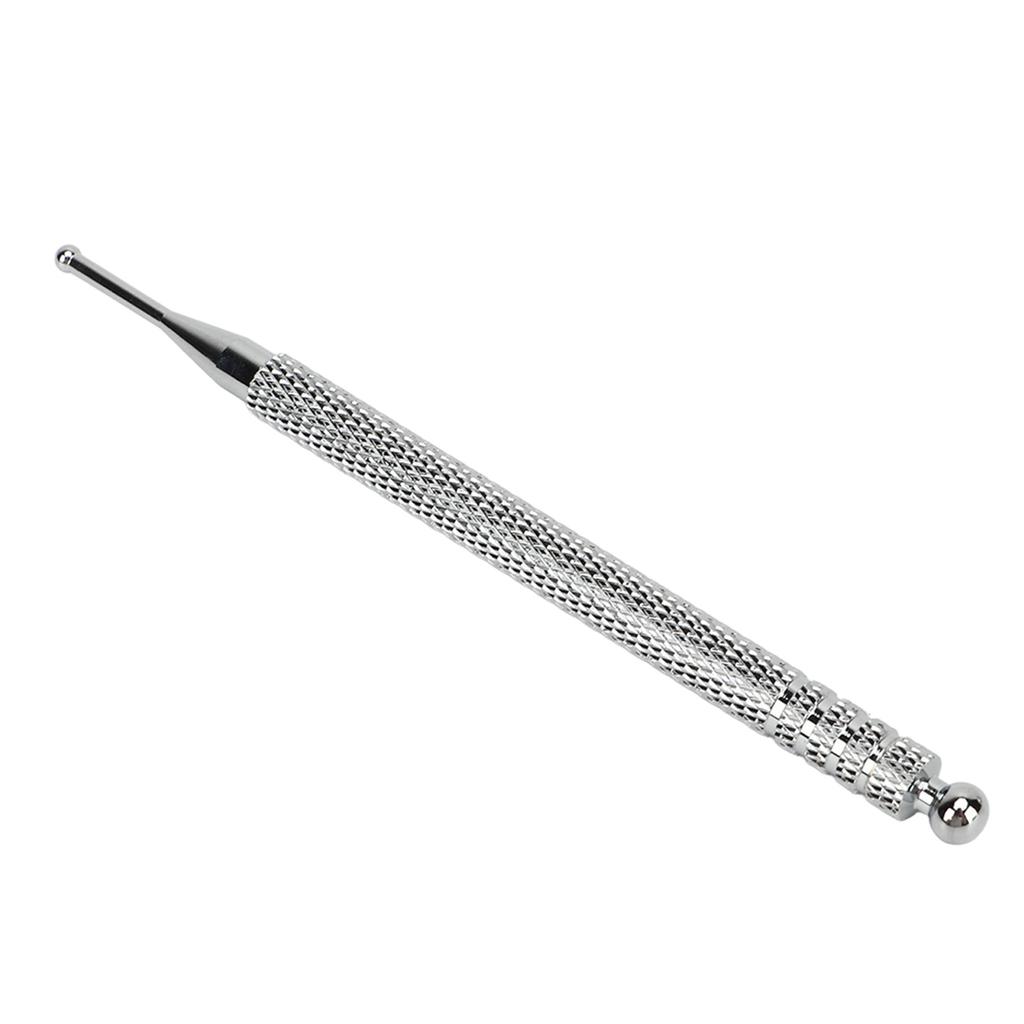 Copper Ear Acupuncture Pen Professional Ergonomic Ear Acupoint Reflexology Massage Tool Silver