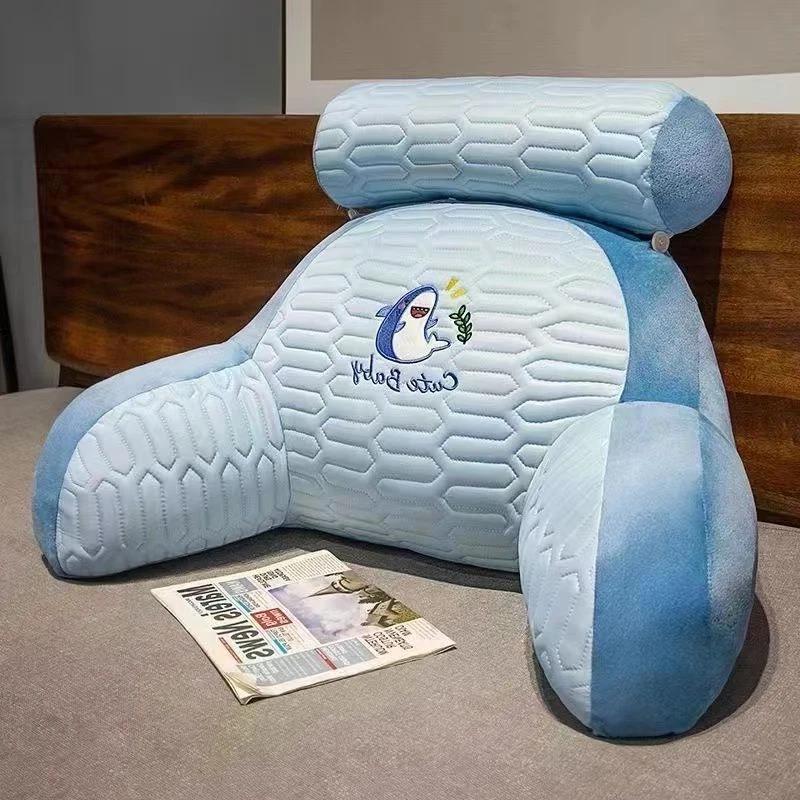 

Подушка для изголовья кровати, мягкая сумка с большой спинкой для защиты талии кровати. Сезонная доступность подушек 60x40x25cm