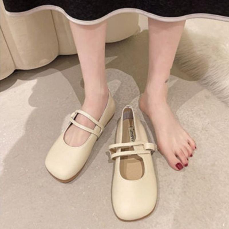 Ladies Footwear Summer Round Toe Mary Jane Women's Flat Shoes Quick Delivery Chic and Elegant Y2k Wholesale Dress Shoe On Sale