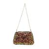 Mini Borsa a Spalla con Paillettes per Donna con Tracolla a Catena per Accessorio di Moda Quotidiano