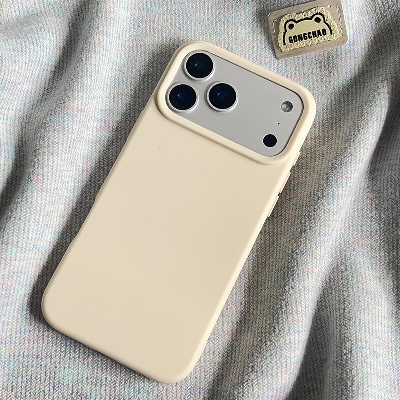 Luxury Matte Candy Color Silicone TPU Soft Phone Case For iPhone 17 16 15 14 13 12 11 Pro Max 16 15 Plus Shockproof Bumper Cover