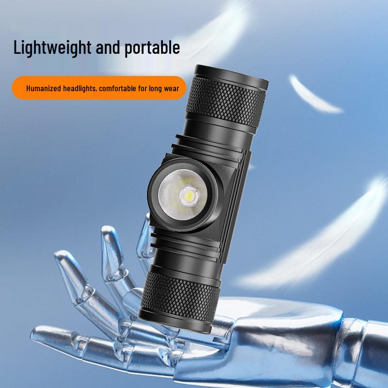 Rechargeable Waterproof LED Headlamp for Camping, Fishing, and Cycling