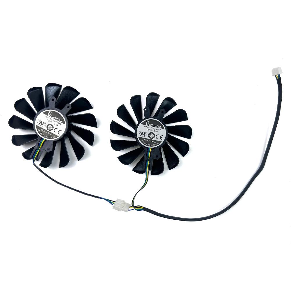 NEW Cooling Fan 85mm 4pin AMD RX580 GPU FAN For MLLSE SOYO PELADN RX 580 8GB RX 5500XT RX6600M video card fans