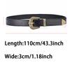 Women'S Belt Vintage Carved Needle Buckle Men'S Belt Punk Hip Hop Rock Style Jeans Pu Leather Belt Cheap Belt