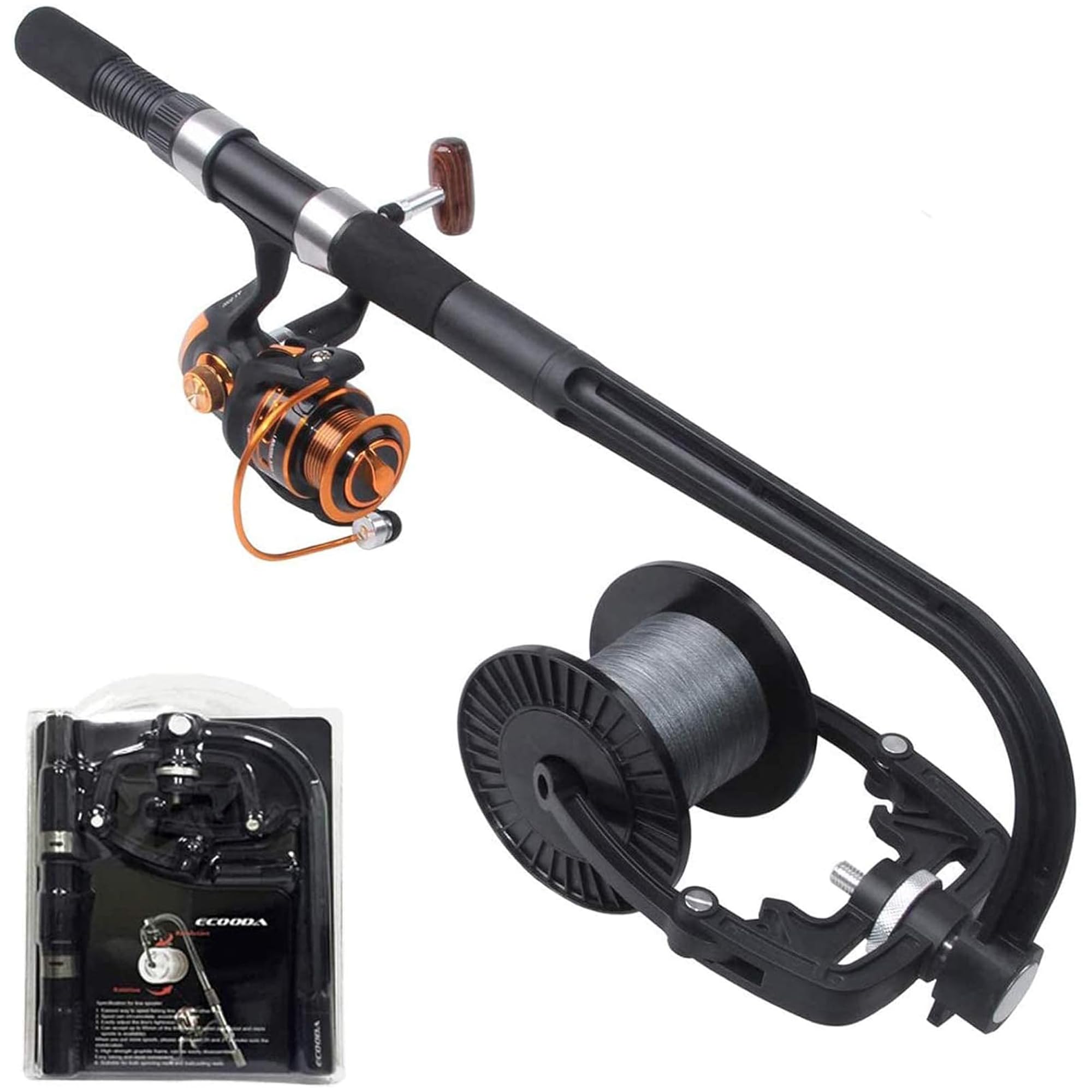 

AGOOL Fishing Line Winding Easy to and Lightweight for Use Winder, High-Speed Machine, Portable, Use, Portable, Stable, One-Person