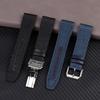 20mm 21mm Men's Bracelet For IWC Mark Nylon +cowhide Leather Watch Strap Pilot Prince Bertolo Portugal Folding Buckle Watchband