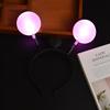 Yellow Glow Stick Lollipop Headband: Luminous Children's Headdress for Concerts and Cheering