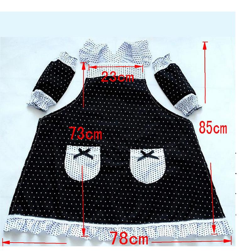 Korean Style Lace Apron - Fashionable, Oil & Stain-Proof Women's Kitchen Waist Apron