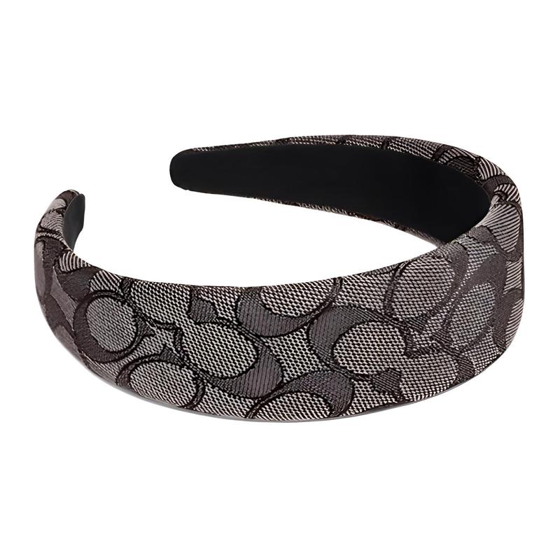COACH Brand Logo Headband Women s Gray серый