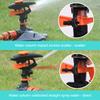 Orange 360 Degree Effortlessly Rotating Orange Rotating Nozzle Watering Made Hose Series New 360 Automatic Sprinkler