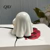 Festive Halloween Decorations Ghost Ornaments, Resin Desktop Hanging Pumpkin Ornaments Basket Design, Decor for Party