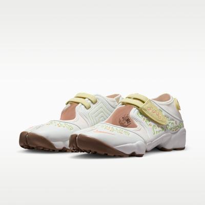 Nike Air Rift Casual Shoes Women's White Green Yellow