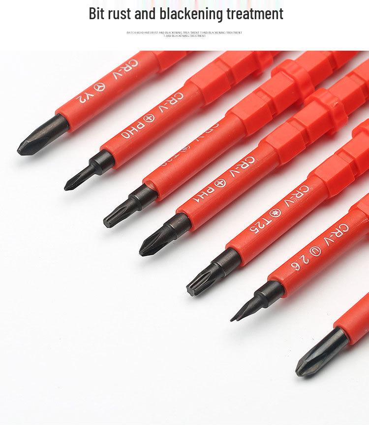 Multi-functional Insulated Electrician Screwdriver Set - Chrome Vanadium Steel