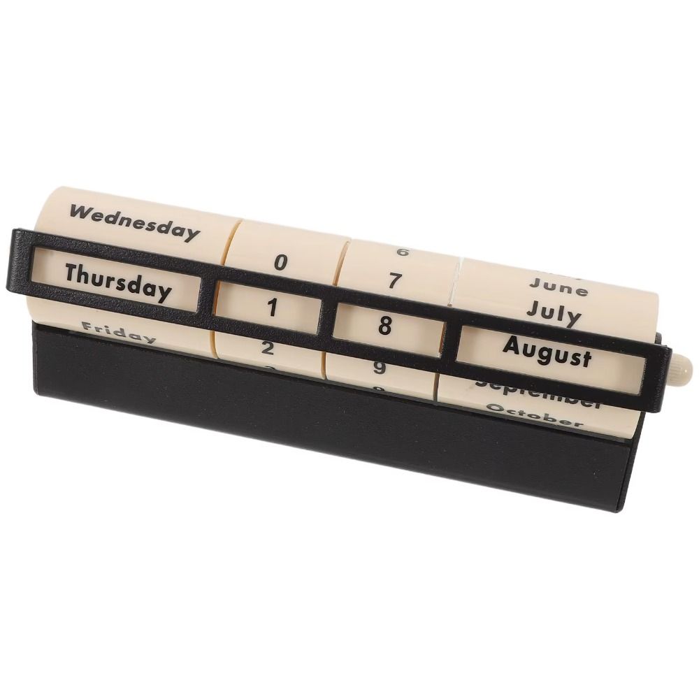 Study Rotating Perpetual Calendar Creative Rotating Wheel Calendar Desk Calendar Desktop Ornament