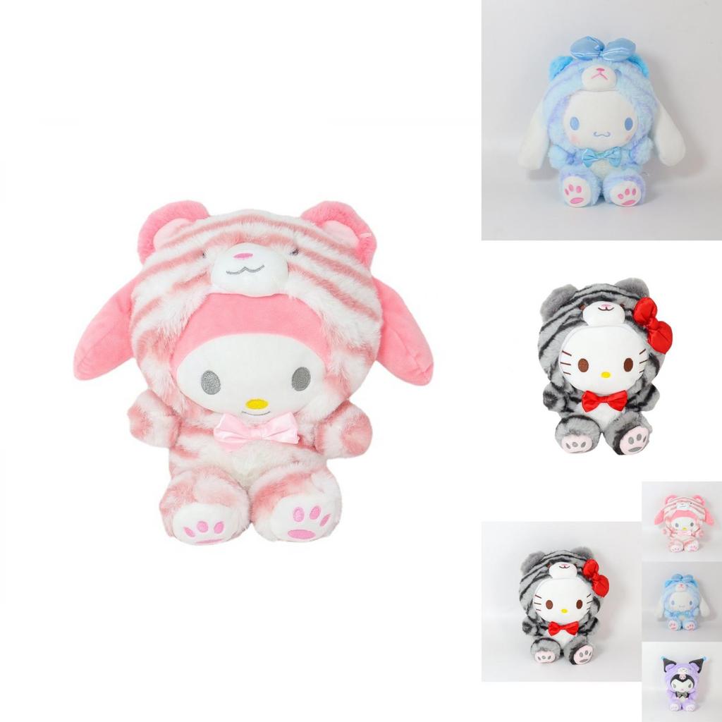 Adorable Tiger Kuromi My Melody Cinema Roll Pudding Dog Plush Toy Ultra Soft Short Plush Doll