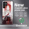Wuthering Waves Hiyuki Phone Case For Samsung S26 S25 S24 S23 S22 S21 Plus Ultra Note20 Glass Magnetic Case