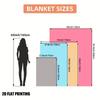 VIKAMA Soft Flannel Blanket Teddy Bear Pattern Comfortable Cover For Kids Bedroom Sofa Nursery Home Decoration
