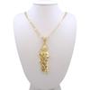 Collar de San Judas Chapado en Oro de 14K Colgante de San Judas Cadena Figaro