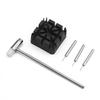 5PCS/set Watch Strap Link Remover Repair Tool Kit Watch Band Pin Punch Hammer Bracelet Holder Adjust Punching Watchmaker Tool