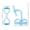 6-Tube Resistance Bands Fitness Equipment Set with Foam TPE Yoga Pedal Puller Sport At Home Shoulder Opening 8-Line Tension Rope