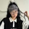 Leopard Print Knotted Headband - Trendy, Sweat-Absorbing, Elastic for Autumn/Winter