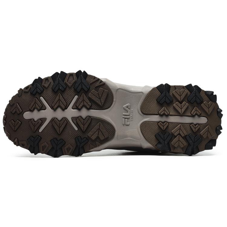 FILA Oakmont 2 Mesh, Textile, Leather Low top Casual Shoes Men's Nightfall Green Corn Stalk F12M242113FDC