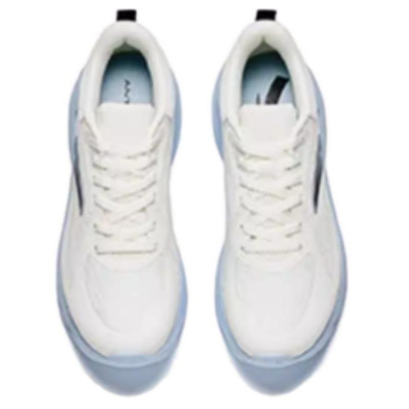 Anta Yichen Men Low Top Casual Running Shoes White Blue 912545531-2