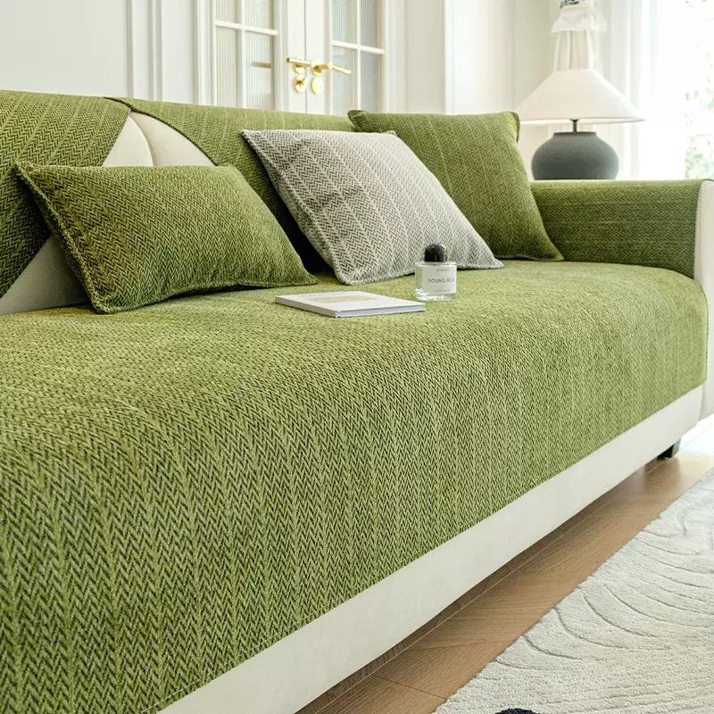 New Chenier Sofa Cushion Anti-Cat Scratch Sofa Cover New  Four-Season Universal Seat Cushion Backrest Cover
