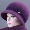 Hut Damen Herbst und Winter Bucket Hat warmer Strickhut Plüschwollhut Beckenhut Winter