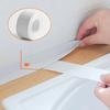 3,2 m langes wasserdichtes Dichtungsband aus PVC für Badezimmer, Waschbecken, Dusche, Badewanne und Toilette, selbstklebender Wandaufkleber
