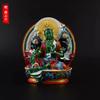 Buddha Figurine, Vajrapani, King Dense Tracks, the Bodhisattva, Hand Painted, Small Buddha Figurine