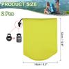 PATIKIL Set of 2 Stuff Bags, 16 X 32cm, Waterproof, Lightweight, Drawstring, Storage Bags for Hiking, Fishing, Beach, Swimming, Hot Springs, Camping,