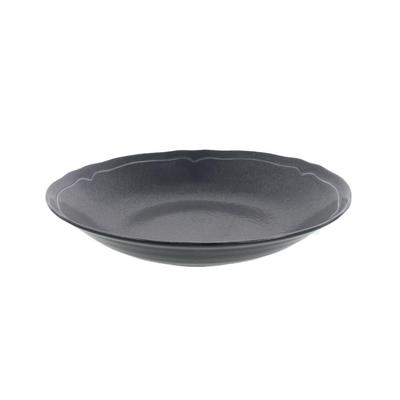 EAST Table RINKA Deep Made In Microwave and Dishwasher Plate, 27cm, Lightweight, Black, Japan, Safe, 86-005-01