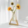 2025 Heiß Nordic Goldene Eisenlinie Vase Hydrokultur Pflanze Blumenvase Geometrische Kunst Deko Metall Pflanzenhalter Garten Modernes Zuhause Deko