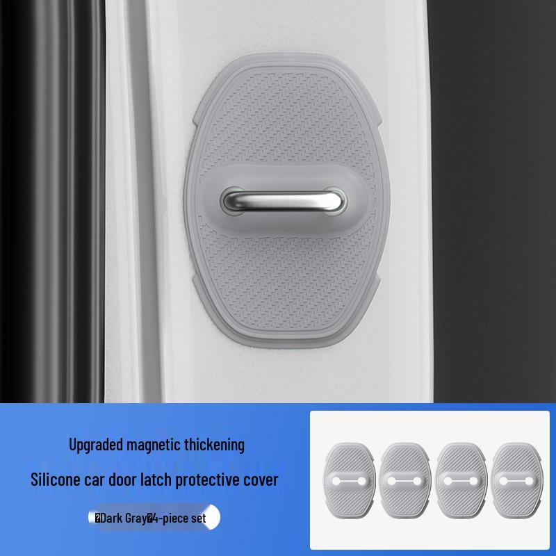 

Thickened Sound Dampening Anti-collision Rubber Pad for YU7/SU7 Car Door Lock Catch 56.2*81.4mm