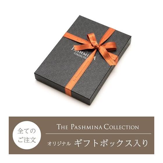 Used [Pashmina Collection] Merino Cashmere Scarf Check Gift Boxed Outlet