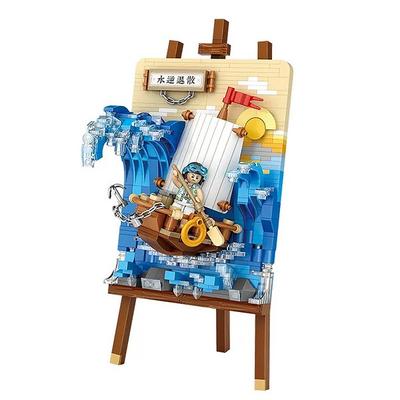 LOZ Mini Nanoblock Marine Captain's Adventure, Mixed Colors, Korean Popular Toys