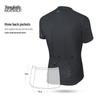 NUCKILY Set Completo da Ciclismo Estivo da Uomo con Salopette - Abbigliamento a Maniche Corte per Bici da Strada/Mountain Bike