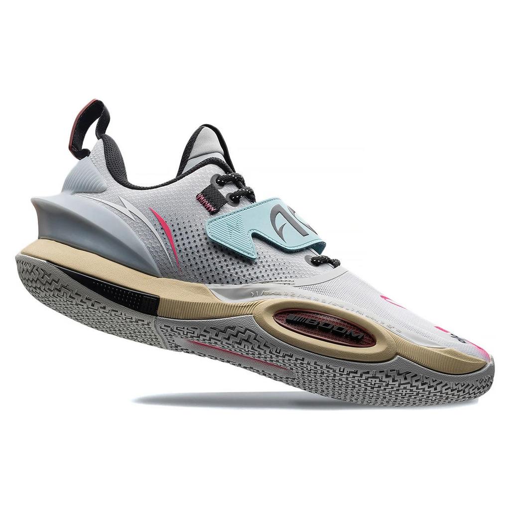 New LiNing All City 10 V2 Wade Dreamer Collection Anti Slip And Wear Resistant Rebound Low Top Basketball Shoes Men's White ABAS059-12